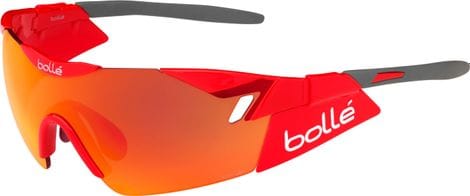 BOLLE Cycling Sunglasses 6th SENSE Red Grey - Rouge