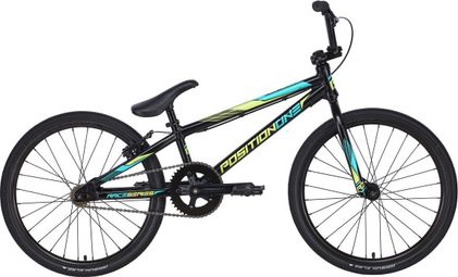 Bmx race position one race expert 20'' zwart/blauw/geel