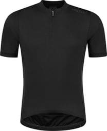 Maillot Manches Courtes Velo Rogelli Core Kids - Enfant - Noir/Fluor