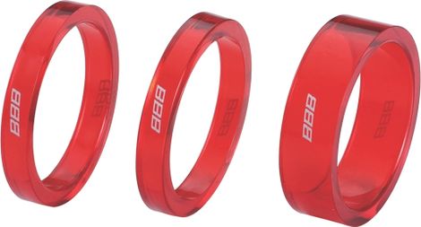 BBB 3 pieces Spacer composite Red