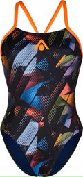Einteiliger Badeanzug für Frauen Aquasphere Essential Tie Back Multi Colours