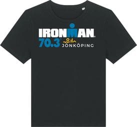 Dames Ironman 70.3 Jonkoping Zwart Korte Mouw T-Shirt