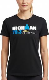 Dames Ironman 70.3 Jonkoping Zwart Korte Mouw T-Shirt