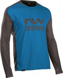 Northwave Edge Long Sleeve Jersey Blauw/Zwart