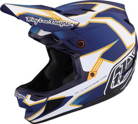 Troy Lee Designs D4 Composite Mips Matrix Integrale helm Blauw/Wit S (54-55 cm)