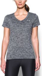 T-Shirt Running Femme Under Armour Twist Tech Gris Noir