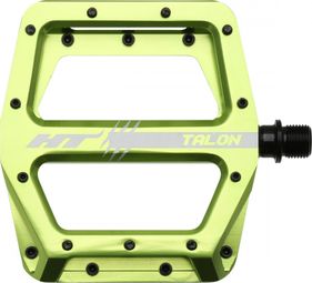 HT Components Talon AN71 Green Flat Pedal Pair