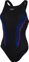 Speedo Recordbreaker Dames Zwempak Zwart/Blauw