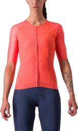 Castelli Aero Pro 7.0 Damestrui met Korte Mouw Roze