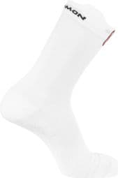 Salomon S/Lab Glide Crew Socken Weiß/Rot