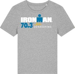 Dames Ironman 70.3 Jonkoping Grijs Korte Mouw T-Shirt