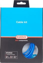 Kit Complet Freinage / Câbles et Gaines / Basic Elvedes Bleu