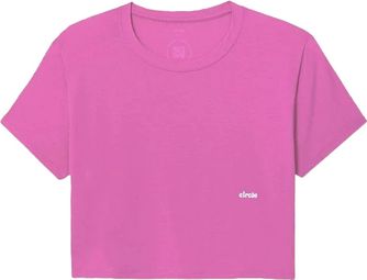 Running Circle Smooth Operator Crop Top Pink