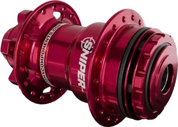 Moyeu Arrière SD-X Sniper Evo Pro 15mm 36H Rouge