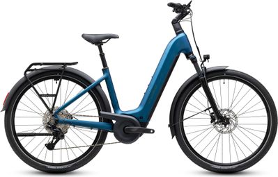 VTC Électrique Cube Touring Hybrid Pro 800 Easy Entry Shimano Deore XT 12V 800 Wh Bosch 90 Nm 700 mm Bleu Electric 2027