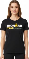 Dames Ironman 70.3 Venetië-Jesolo Zwart Korte Mouw T-Shirt