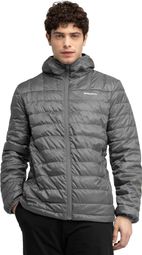Veste randonnée isolante ultralégère femme Homme Terrain Gris