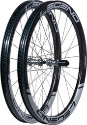 Paire de Roues Carbone 45P RS5 Route Disc R27 / 700mm / 12x100-12x142mm / centerlock /