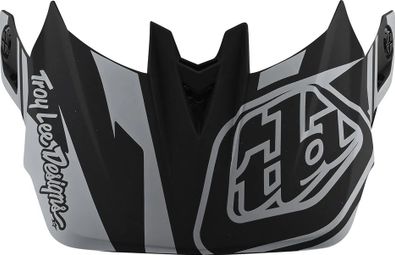 TROY LEE DESIGNS D4 VISOR SLASH BLACK SILVER