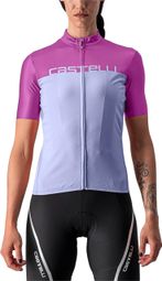 Maglia Castelli Velocissima Donna a manica corta Rosa/Viola