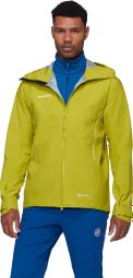 Mammut Crater IV Hooded waterdichte jas voor heren, geel