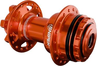 Moyeu Arrière SD-X Sniper Evo Air HSX 15mm 28H Orange