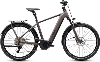 VTC Électrique Cube Kathmandu Hybrid One 800 Shimano Deore XT 12V 800 Wh Bosch 120 Nm 700 mm Brun Cedar Chrome 2027