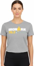 Ironman 70.3 Venetië-Jesolo Grijs Vrouwen T-shirt met Korte Mouw