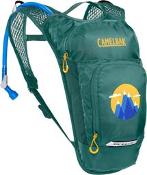 Camelbak Mini M.U.L.E 5L sacchetto di idratazione + 1,5L sacchetto d'acqua per bambini verde