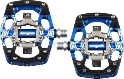 Paar Hope Union GC Automatische Pedale Blau