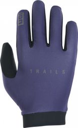 Guantes Unisex ION Bike Logo Púrpura