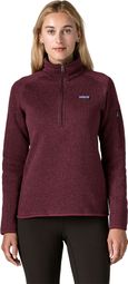 Polaire Patagonia Better Sweater 1/4 Zip Violet Femme