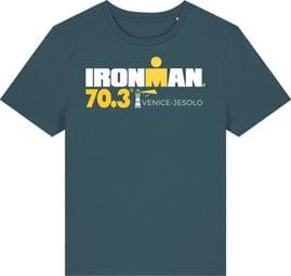 Dames Ironman 70.3 Venetië-Jesolo Turquoise Blauw Korte Mouw T-Shirt