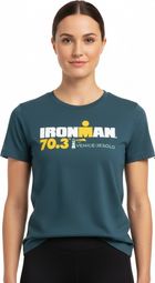 Ironman 70.3 Venice-Jesolo Blau-Türkis Kurzarm T-Shirt Women