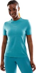 T-shirt fitness manches courtes femme Euphoria Bleu