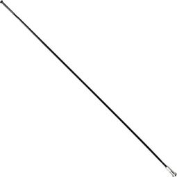 RAYON INOX NOIR PLAT 2mm L 262mm SAPIM TETE DROITE AVEC ECROUS (VENDU A L'UNITE)