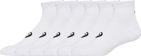 Chaussettes x6 Asics Quarter Blanc Unisex