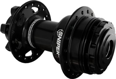 Moyeu Arrière SD-X Sniper Evo Air HSX 15mm 28H Noir