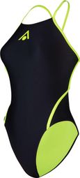 Essentials Diamond Back Women's Swimsuit Black / Yellow