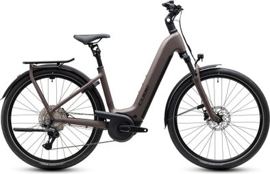 VTC Électrique Cube Kathmandu Hybrid One 800 Easy Entry Shimano Deore XT 12V 800 Wh Bosch 120 Nm 700 mm Brun Cedar Chrome 2027