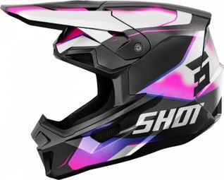 Casque Intégral Shot MIPS Lite Astral Bleu Rose Brillant Adulte