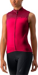 Castelli Velocissima Dames Mouwloze Trui Roze/Rood/Bordeaux