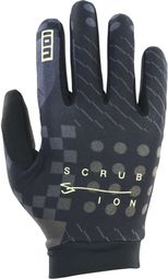 Guantes ION Bike Scrub Unisex Negro Oro