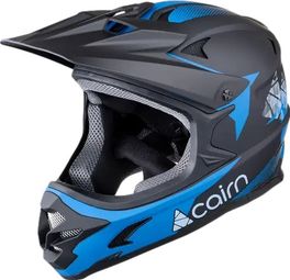 Casco integral Cairn X Track Negro mate/Azul (TU)