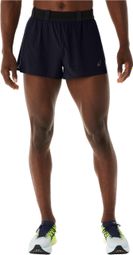 Asics Metarun Split Shorts Black Homme