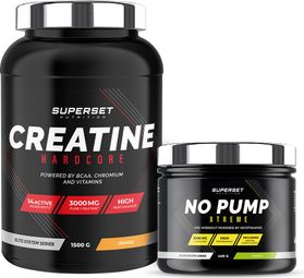 Programme Volume et Force - Créatine Hardcore Orange - No Pump Xtreme Mojito