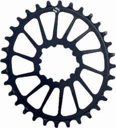 Plateau Oval Shift Up noir (SRAM)
