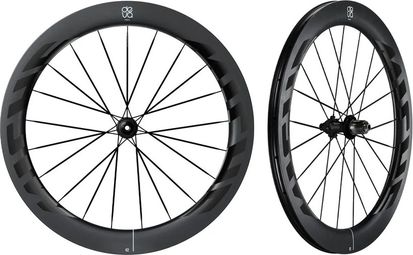 Roues Route Miche Deva RD 62 Tubeless Argenté
