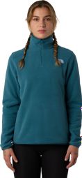 The North Face Glacier 1/4 Zip Fleece Blau Damen