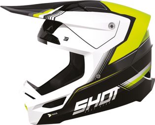 Casque Intégral Shot Race Tracer Jaune Fluo